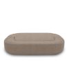 Canapea extensibila 3 locuri taupe gri Moon