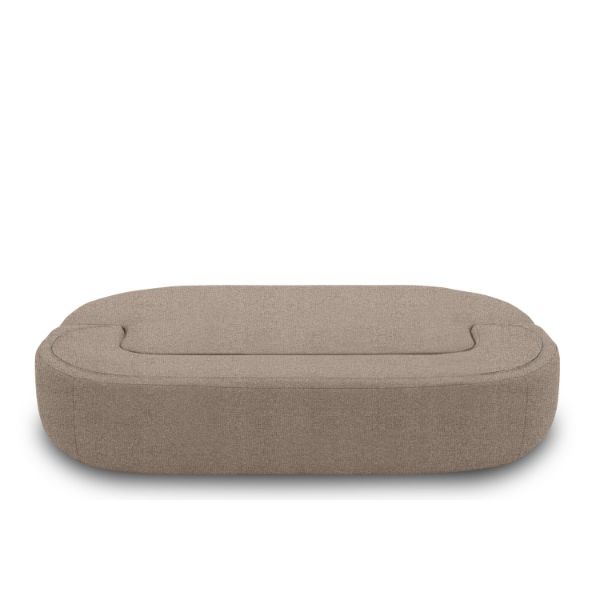 Canapea extensibila 3 locuri taupe gri Moon