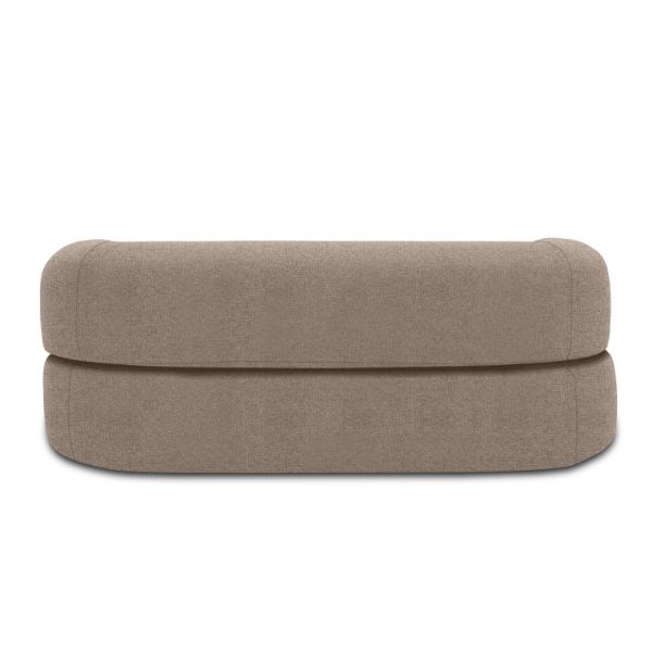 Canapea extensibila 3 locuri taupe gri Moon