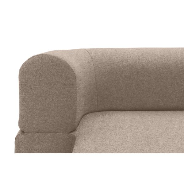 Canapea extensibila 3 locuri taupe gri Moon