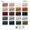 Scaun lemn tapitat bej deschis/natur Moon Plus
