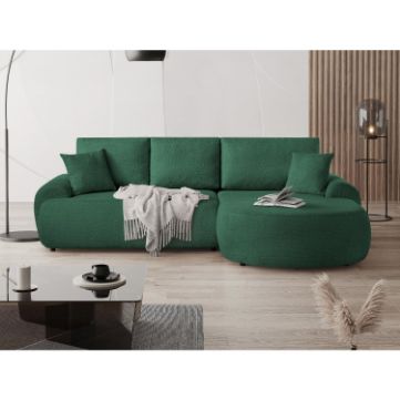Coltar fix dreapta L verde Teddy