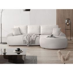 Coltar fix dreapta L crem Teddy
