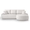 Coltar fix dreapta L crem Teddy