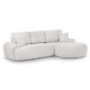 Coltar fix dreapta L crem Teddy