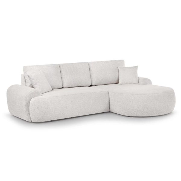 Coltar fix dreapta L crem Teddy