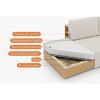 Coltar fix dreapta L bej deschis Teddy