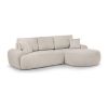 Coltar fix dreapta L bej deschis Teddy