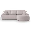 Coltar fix dreapta L roz deschis Teddy