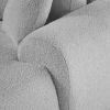 Coltar fix dreapta L gri deschis Teddy