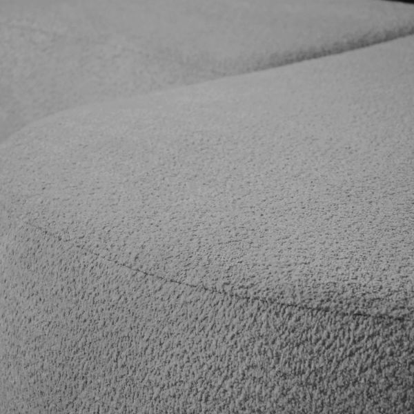 Coltar fix dreapta L gri Teddy