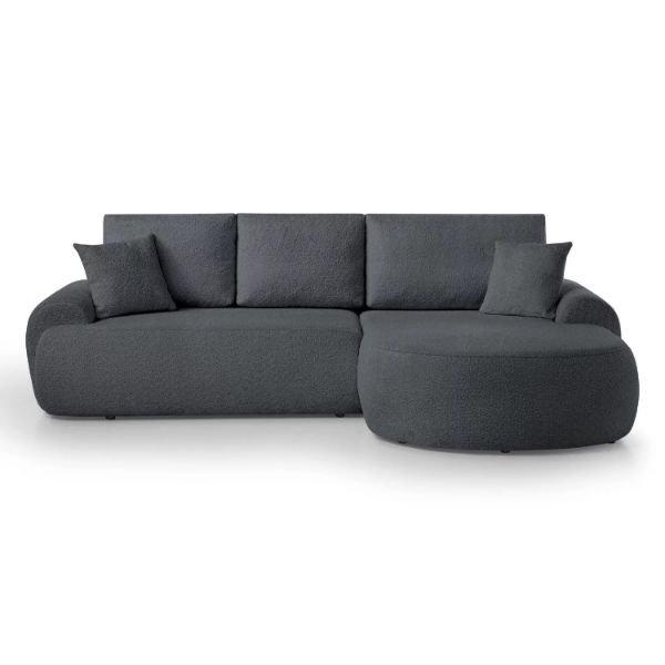 	Coltar fix dreapta L antracit Teddy