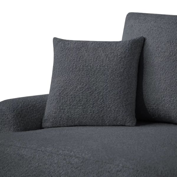 	Coltar fix dreapta L antracit Teddy