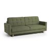 Canapea extensibila 3 locuri verde olive Vegas