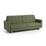 Canapea extensibila 3 locuri verde olive Vegas