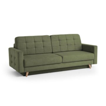 Canapea extensibila 3 locuri verde olive Vegas
