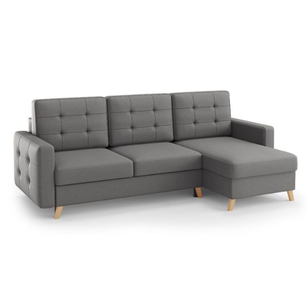 Coltar extensibil universal 3 locuri gri inchis Vegas