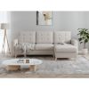 	Coltar extensibil universal 3 locuri crem Vegas