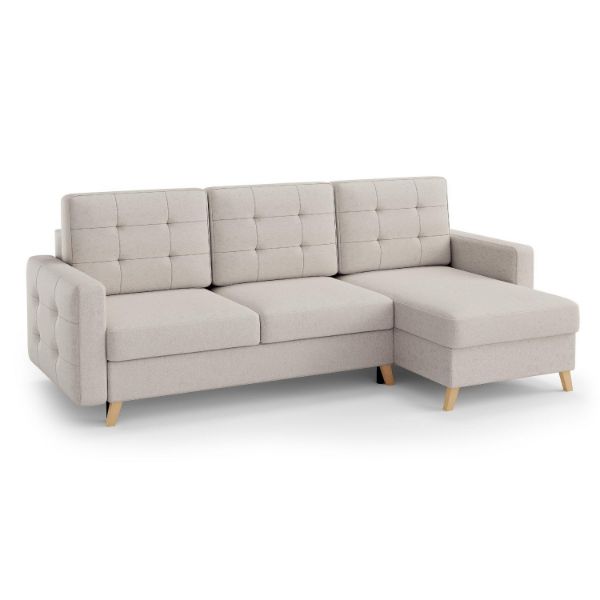 	Coltar extensibil universal 3 locuri crem Vegas