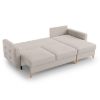 	Coltar extensibil universal 3 locuri crem Vegas