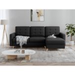 Coltar extensibil universal 3 locuri negru Vegas