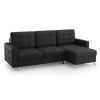 Coltar extensibil universal 3 locuri negru Vegas