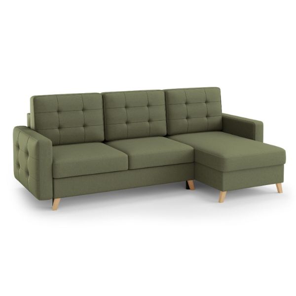 	Coltar extensibil universal 3 locuri verde olive Vegas