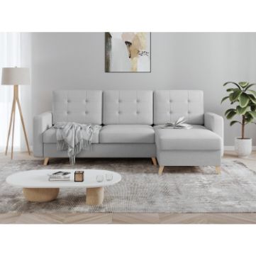 	Coltar extensibil universal 3 locuri gri deschis Vegas