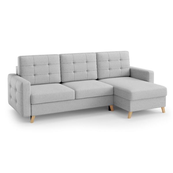 	Coltar extensibil universal 3 locuri gri deschis Vegas