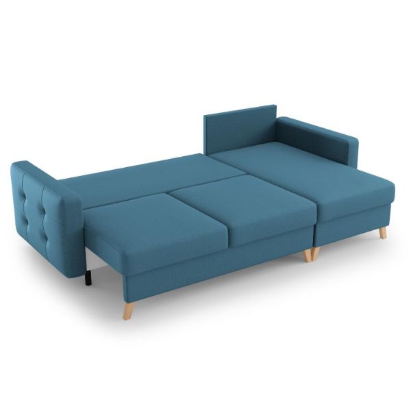 Coltar extensibil universal 3 locuri albastru Vegas