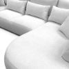 	Coltar fix forma U gri deschis Jacobs