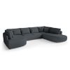 Coltar fix forma U negru Jacobs