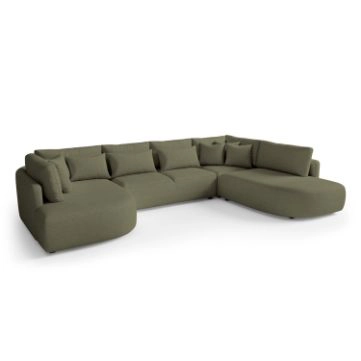  Coltar fix cu forma U verde olive Jacobs