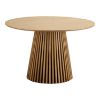 Masa rotunda fixa 120 cm stejar natur Olaf