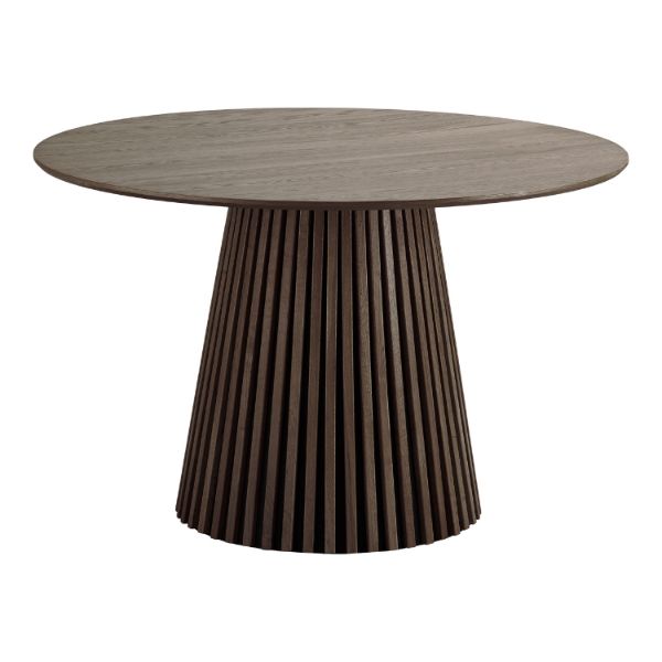 Masa rotunda fixa 140 cm stejar afumat Olaf