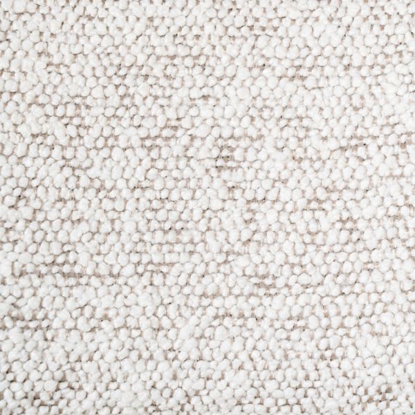 Scaun tapitat alb boucle/negru Badalona