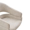 Scaun tapitat cu brate rotativ bej/casmir Dover