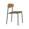 Scaun tapitat maro/negru Estepona