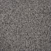 Scaun tapitat boucle gri deschis/negru Mira
