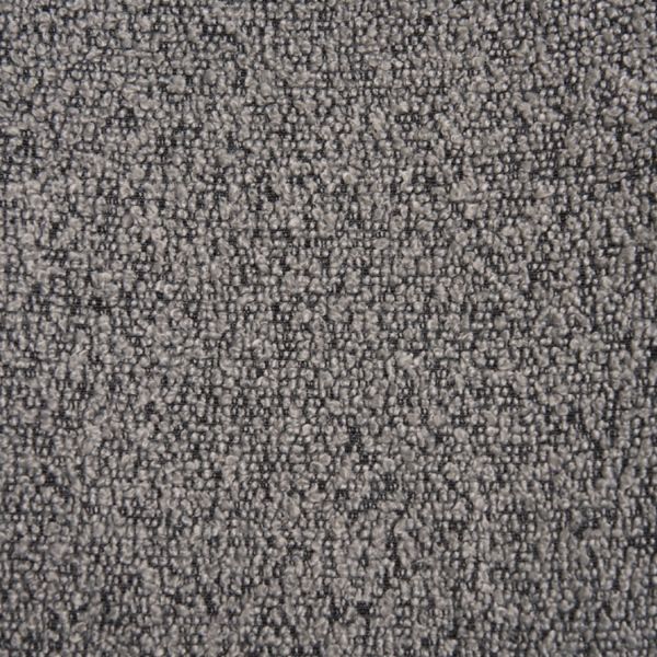 Scaun tapitat boucle gri deschis/negru Mira
