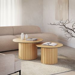 Masuta joasa 80 cm, decor stejar natur Rotto 