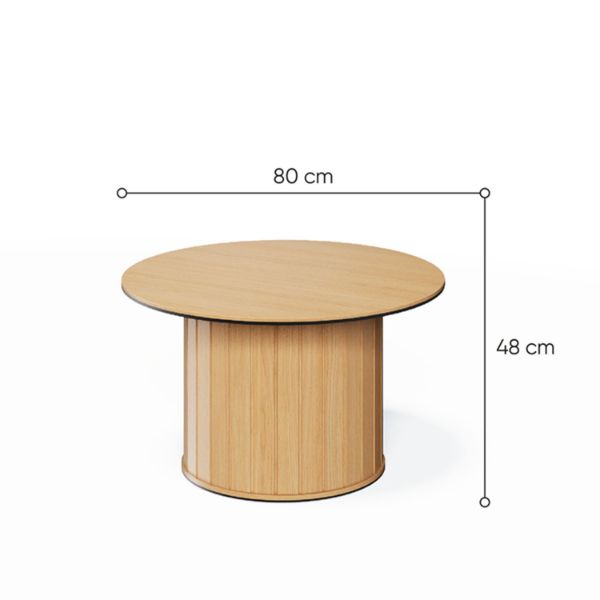 Masuta joasa 80 cm, decor stejar natur Rotto 