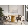 Masa dining 120 cm, decor stejar natur Rotto 
