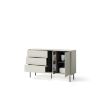 	Bufet 134 cm cu iluminare casmir/stejar Epiro
