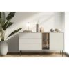 Bufet 161 cm cu iluminare casmir/stejar Epiro