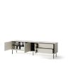 Comoda TV 194 cm cu iluminare casmir/stejar Epiro