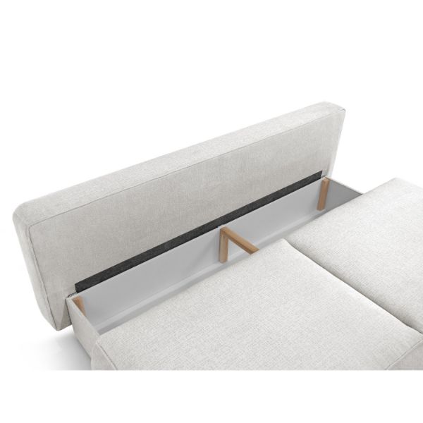 Canapea extensibila 3 locuri crem Dalin