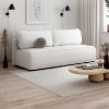 Canapea extensibila 3 locuri gri deschis Dalin