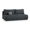 	Canapea extensibila 3 locuri negru Dalin