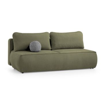 Canapea extensibila 3 locuri verde olive Dalin